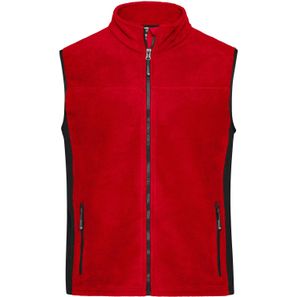 Men's Workwear Fleece Vest - STRONG - - Strapazierfähige Fleeceweste im Materialmix