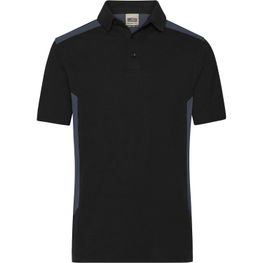 Men's Workwear Polo - STRONG - - Strapazierfähiges und pflegeleichtes Polo mit Kontrasteinsätzen