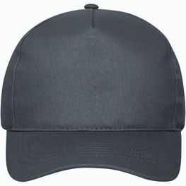 5 Panel Cap Bio Cotton - 5 Panel Cap mit ungebürsteter Oberfläche