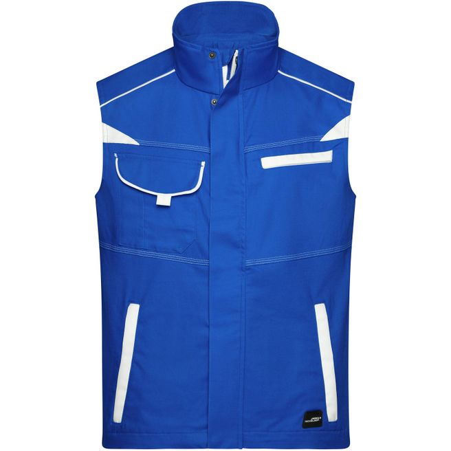 Workwear Vest - COLOR - - Funktionelle Weste im sportlichen Look mit hochwertigen Details
