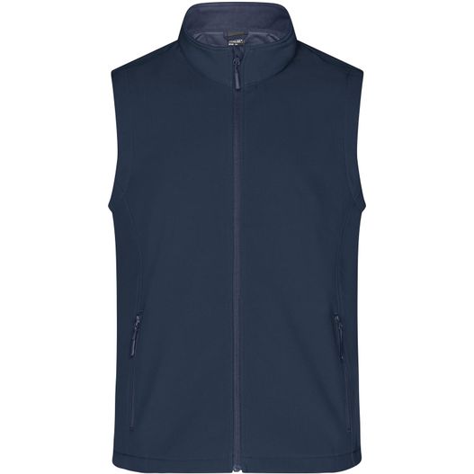 die herren softshell weste in marine Men's Promo Softshell Vest - Softshellweste für Promotion und Freizeit (Bild 1)