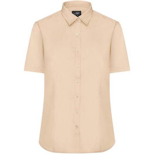 Ladies' Shirt Shortsleeve Poplin - Klassisches Shirt aus pflegeleichtem Mischgewebe (Bild 1)