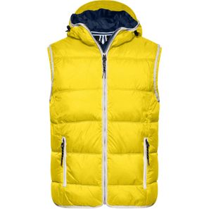 Men's Maritime Vest - Modische Steppweste mit angeschnittener Kapuze