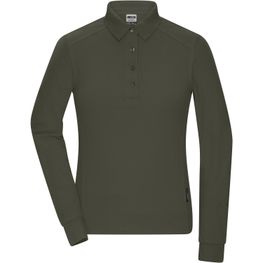 Ladies' Workwear-Longsleeve Polo - Strapazierfähiges und pflegeleichtes Langarm Polo