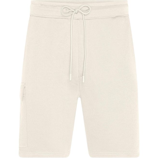 Men's Lounge Shorts - Modische, kurze Sweathose aus BIO-Baumwolle im Cargo-Style