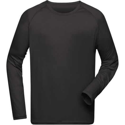 Men's Sports Shirt Long-Sleeved - Langarm Funktionsshirt aus recyceltem Polyester für Sport und Fitness (Bild 1)