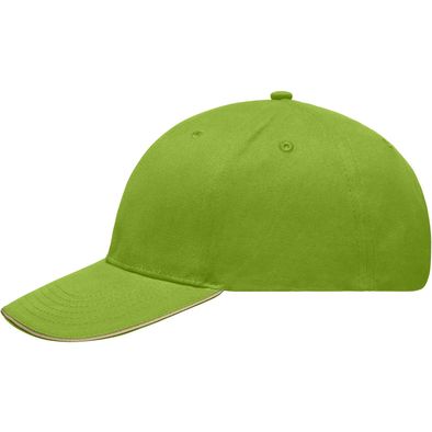 Light Brushed Sandwich Cap - Hochwertige, leichte und weiche 6 Panel Cap