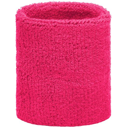 ein rosa armband mit einem weißen hintergrund Terry Wristband - Armschweißband aus weichem Frottee (Bild 1)