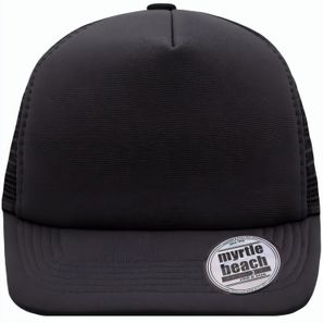 5 Panel Flat Peak Cap - 5 Panel Mesh Cap mit flachem Schild