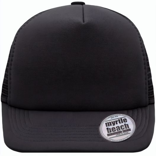 5 Panel Flat Peak Cap - 5 Panel Mesh Cap mit flachem Schild (Bild 1)