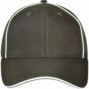 6 Panel Workwear Cap - SOLID - - Hochwertige 6 Panel Cap mit reflektierenden Elementen (ohne Schutzfunktion/keine PSA)