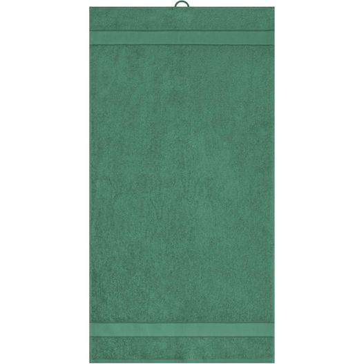 ein grünes handtuch, das an einer wand hängt Hand Towel - Handtuch im modischen Design (Bild 1)