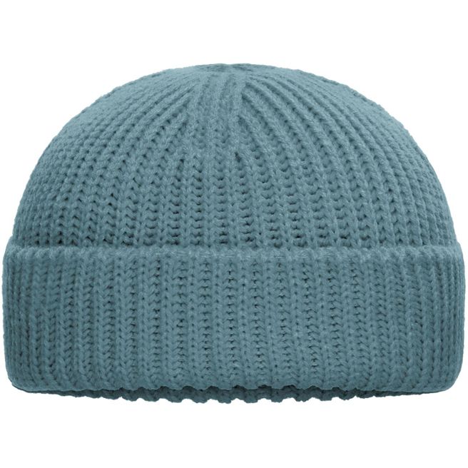 Fisherman Beanie - Modische Strickmütze mit Umschlag