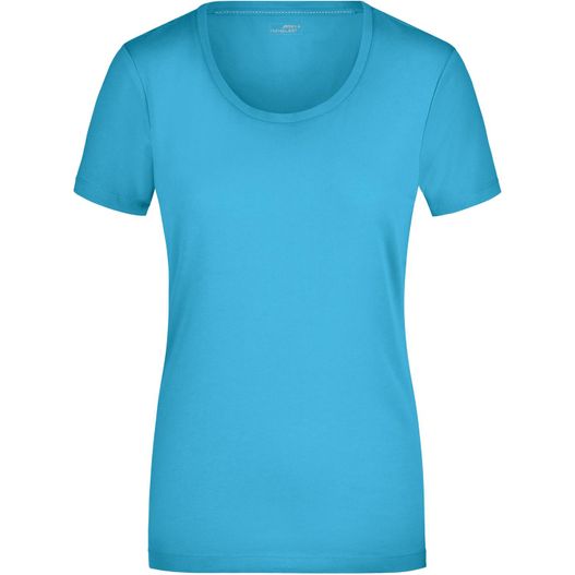 Ladies' Stretch Round-T - T-Shirt aus weichem Elastic-Single-Jersey (Bild 1)