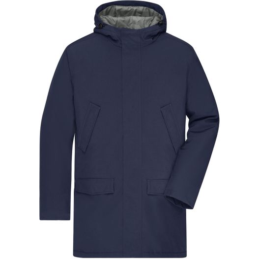 Men's Business Parka - Klassischer, wattierter Parka mit angeschnittener Kapuze (Bild 1)