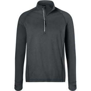 Men's Sports Shirt Half-Zip - Langarm-Shirt mit Reißverschluss für Sport und Freizeit