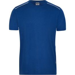 Men's Workwear T-Shirt - SOLID - - Strapazierfähiges und pflegeleichtes T-shirt mit Kontrastpaspel