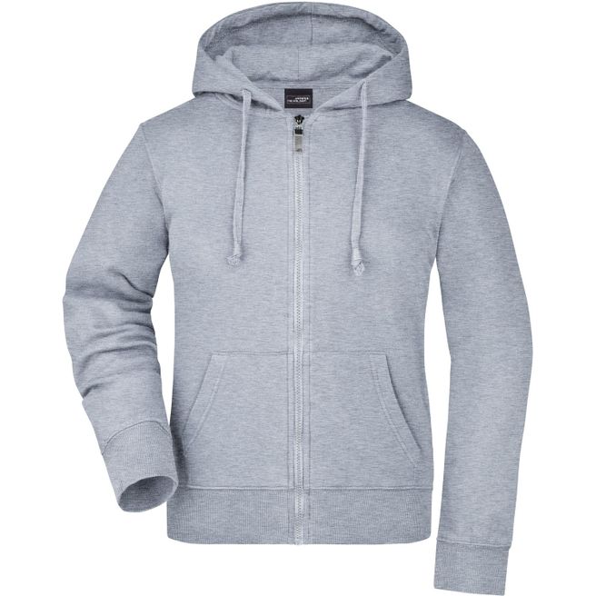 Ladies' Hooded Jacket - Kapuzenjacke aus formbeständiger Sweat-Qualität