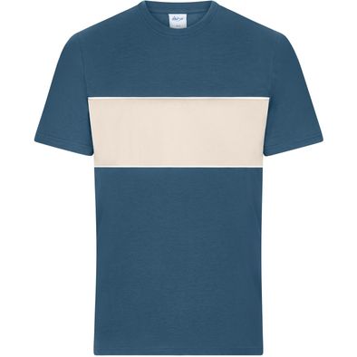 Produktabbildung T-Shirt colour-block UNISEX - Unisex T-Shirt mit Kontrasteinsatz T-Shirt colour-block UNISEX - Unisex T-Shirt mit Kontrasteinsatz