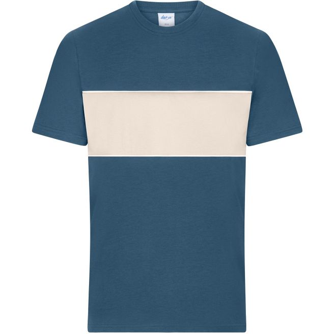 Produktabbildung T-Shirt colour-block UNISEX - Unisex T-Shirt mit Kontrasteinsatz T-Shirt colour-block UNISEX - Unisex T-Shirt mit Kontrasteinsatz