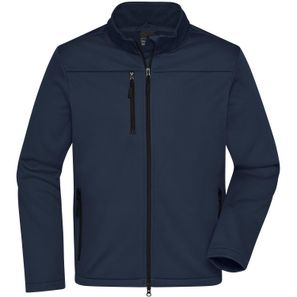 Men's Softshell Jacket - Klassische Softshelljacke im sportlichen Design aus recyceltem Polyester