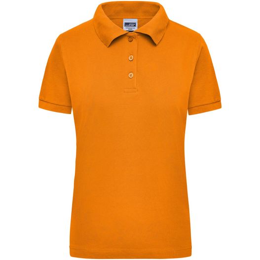 ein frauen orange poloshirt Workwear Polo Women - Strapazierfähiges klassisches Poloshirt (Bild 1)