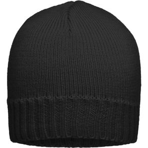 Rib-Beanie - Enganliegende Strickmütze mit geripptem Rand