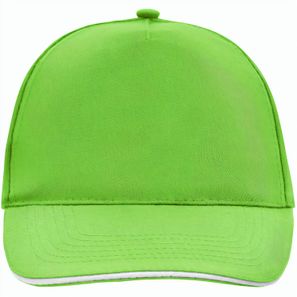5 Panel Promo Sandwich Cap - 5 Panel Promo Cap mit kontrastfarbigem Sandwich