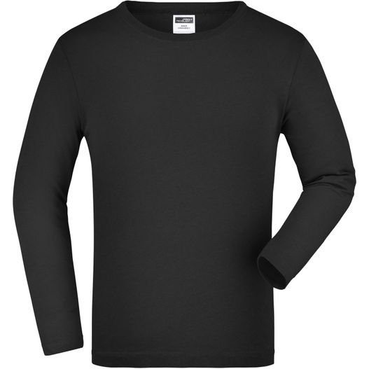 Junior Shirt Long-Sleeved Medium - Langarm T-Shirt aus Single Jersey (Bild 1)