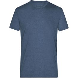 Men's Heather T-Shirt - Modisches T-Shirt mit V-Ausschnitt