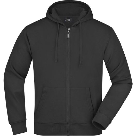 Men's Hooded Jacket - Kapuzenjacke aus formbeständiger Sweat-Qualität (Bild 1)