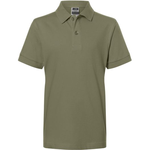 ein herren poloshirt in khaki grün Classic Polo Junior - Hochwertiges Polohemd mit Armbündchen (Bild 1)