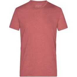 Men's Heather T-Shirt - Modisches T-Shirt mit V-Ausschnitt