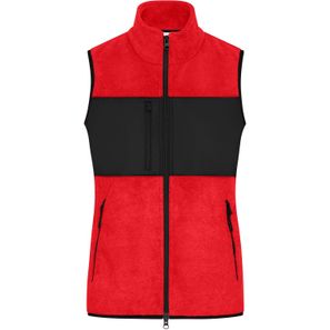 Ladies' Fleece Vest - Fleeceweste im Materialmix