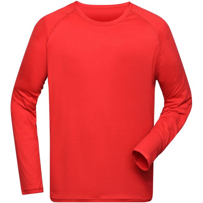 Men's Sports Shirt Long-Sleeved - Langarm Funktionsshirt aus recyceltem Polyester für Sport und Fitness