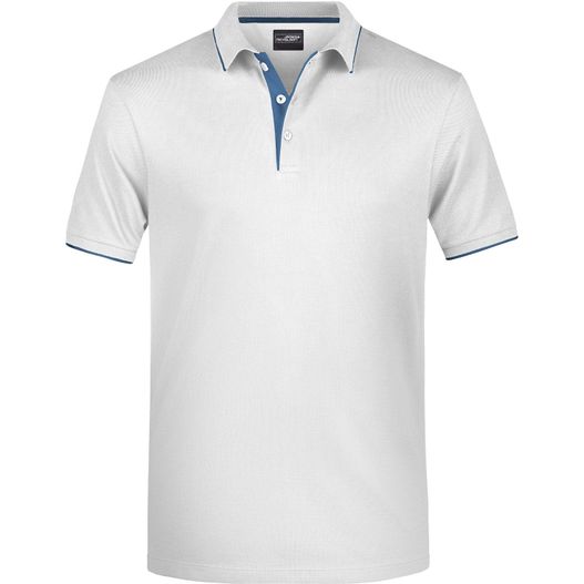 Men's Polo Stripe - Klassisches Polo mit Kontraststreifen (Bild 1)