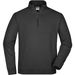 Round-Neck Zip - Sweatshirt mit Stehkragen und kurzem Reißverschluss