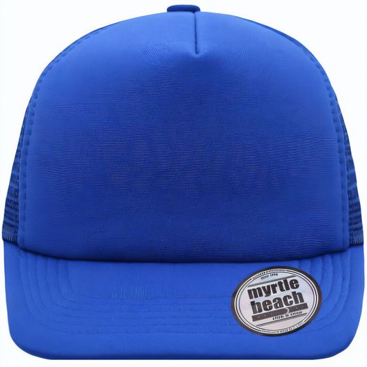 5 Panel Flat Peak Cap - 5 Panel Mesh Cap mit flachem Schild (Bild 1)