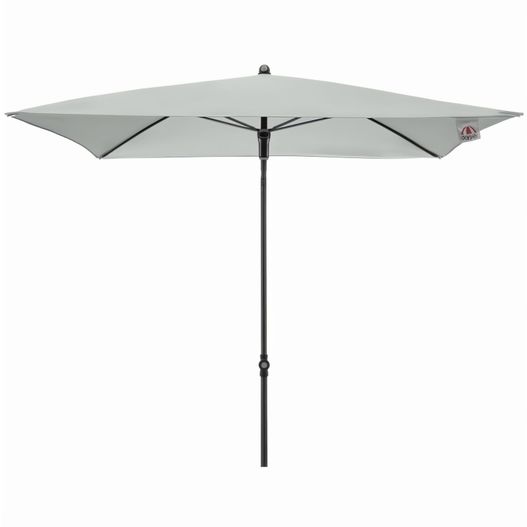 ein weißer regenschirm mit schwarzem pol doppler Sonnenschirm Waterproof 180 x 180 cm/4-tlg, ohne Volant (Bild 1)
