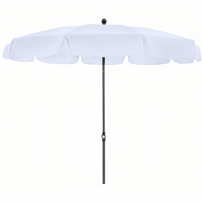 doppler Sonnenschirm Waterproof 200 cm/10-tlg, mit Volant