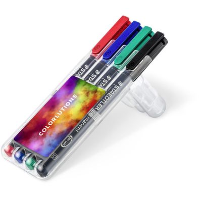 STAEDTLER Lumocolor® permanent B, 4er Box