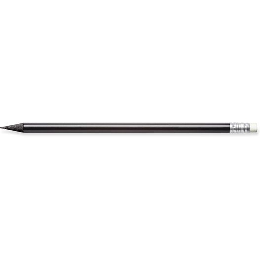 STAEDTLER Bleistift mit Radiertip, schwarz durchgefärbtes Holz (Bild 1)
