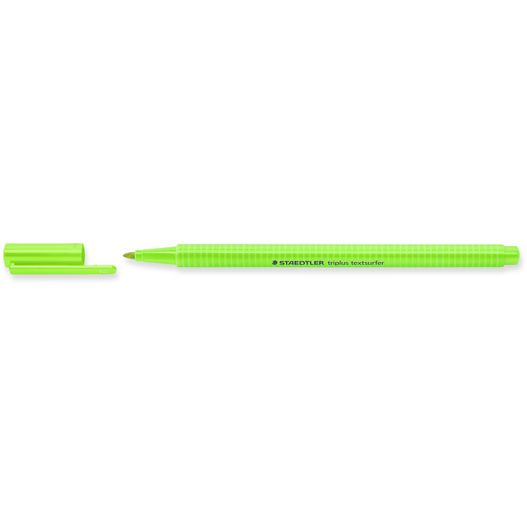 ein grüner stift mit schwarzer spitze STAEDTLER triplus® textsurfer (Bild 1)
