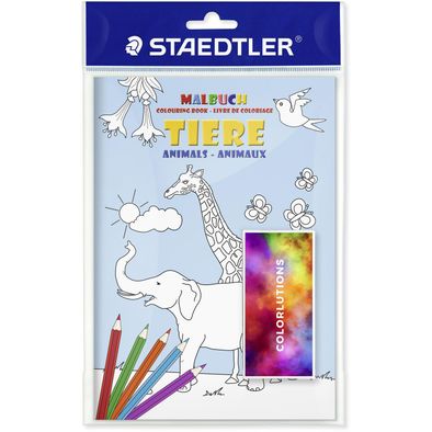 STAEDTLER Malbuch-Set "Tiere"