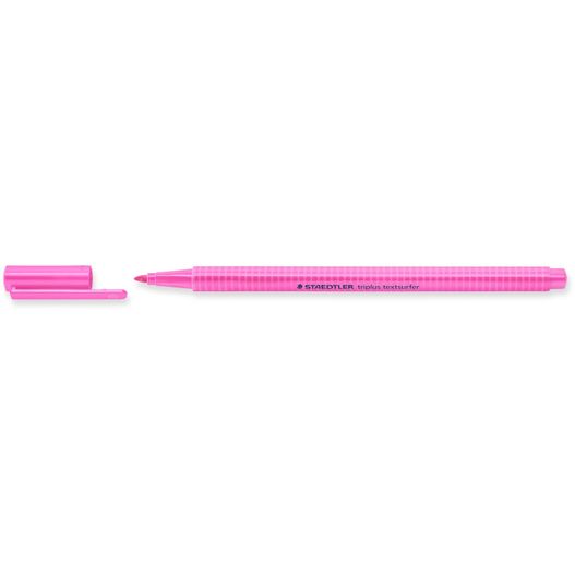 ein rosa stift mit einer schwarzen spitze STAEDTLER triplus® textsurfer (Bild 1)