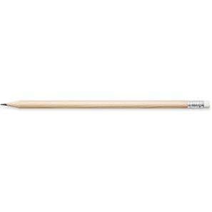 STAEDTLER Bleistift rund mit Radiertip, natur