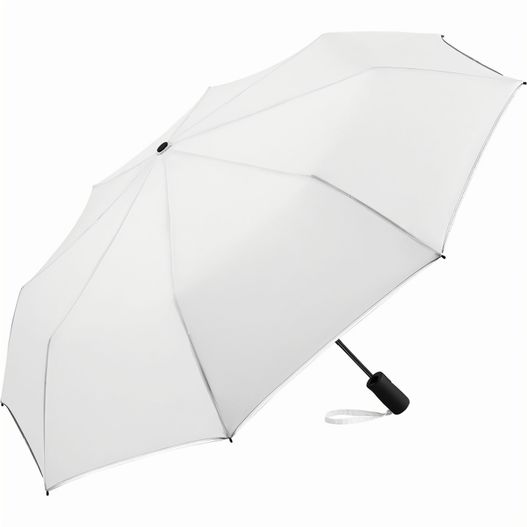 weißer regenschirm mit schwarzem griff Taschenschirm AC Plus (Bild 1)