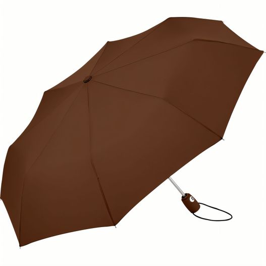 brauner regenschirm mit braunem griff Mini-Taschenschirm AOC (Bild 1)