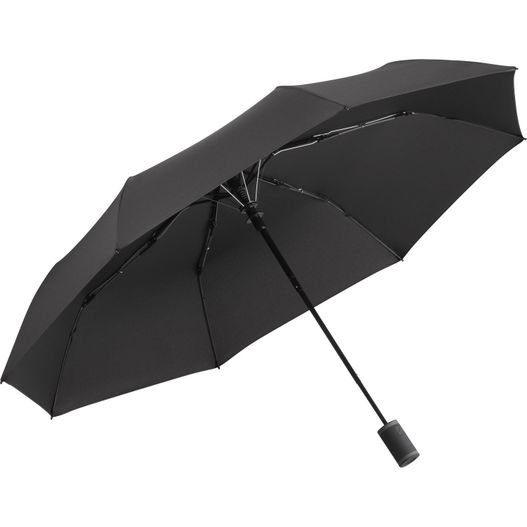 schwarzer regenschirm mit schwarzem griff Taschenschirm AC Mini Style (Bild 1)