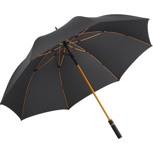 ein schwarzer regenschirm mit holzgriff AC-Gästeschirm Style (Bild 1)